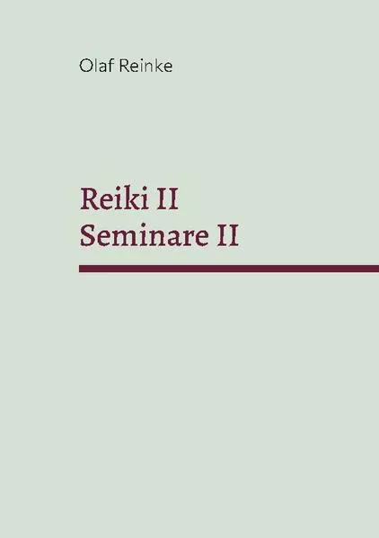 Cover: Reiki II