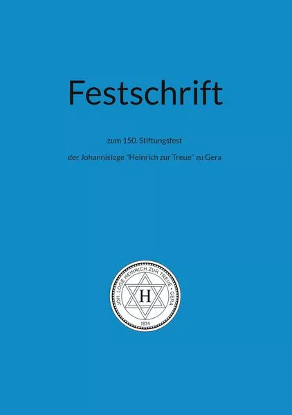 Cover: Festschrift zum 150. Stiftungsfest