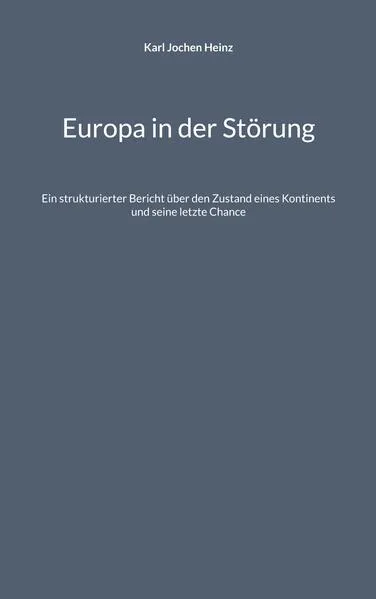 Cover: Europa in der Störung