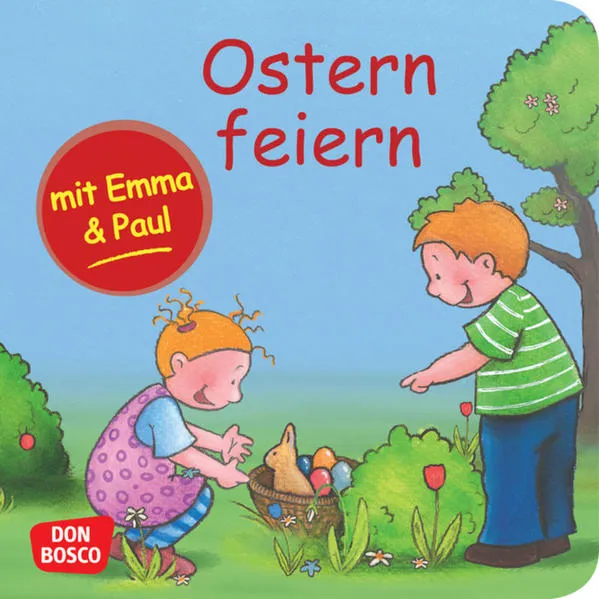Cover: Ostern feiern mit Emma und Paul. Mini-Bilderbuch.