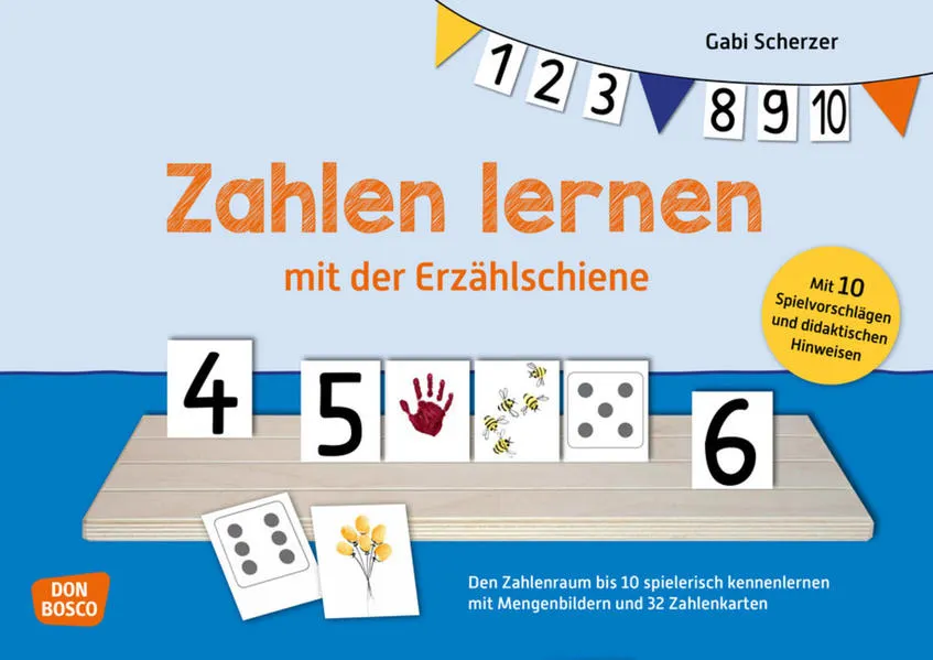 Zahlen lernen mit der Erzählschiene. Erzählschienen-Figurenset