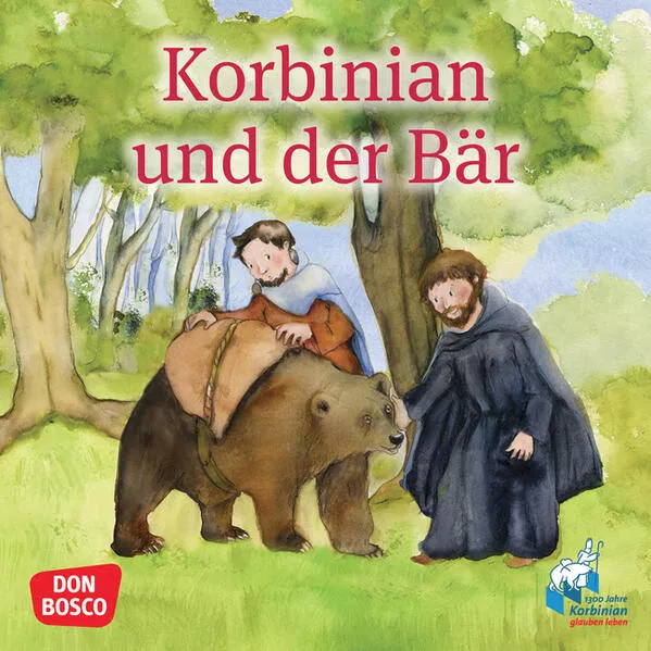 Cover: Korbinian und der Bär. Mini-Bilderbuch