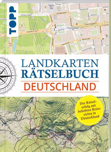 Cover: Landkarten Rätselbuch - Deutschland