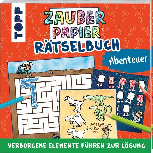 Cover: Zauberpapier Rätselbuch Abenteuer