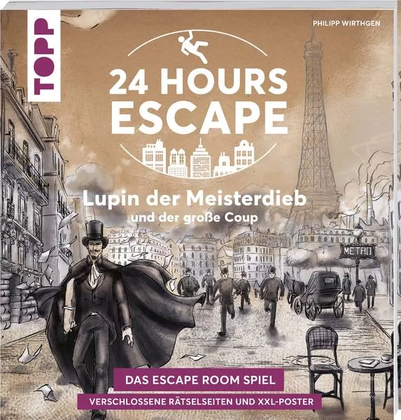 Cover: 24 HOURS ESCAPE – Das Escape Room Spiel: Lupin der Meisterdieb und der große Coup