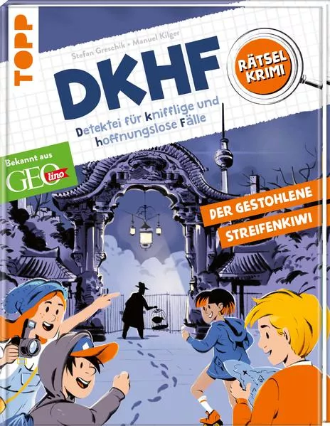 Cover: DKHF Rätselkrimi - Der gestohlene Streifenkiwi