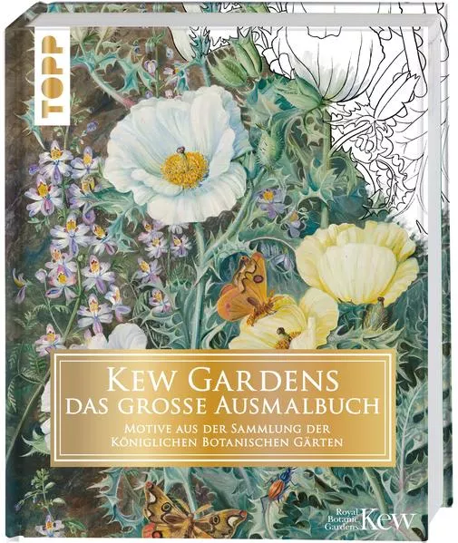 Cover: Kew Gardens - das große Ausmalbuch