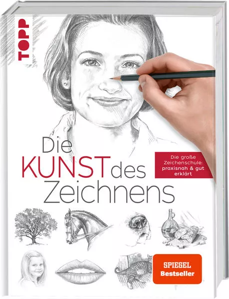 Cover: Die Kunst des Zeichnens. Die große Zeichenschule: praxisorientiert & gut erklärt. SPIEGEL Bestseller