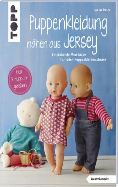 Cover: Puppenkleidung nähen aus Jersey (kreativ.kompakt.)