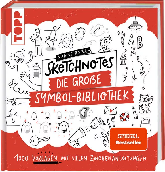 Cover: Sketchnotes. Die große Symbol-Bibliothek. SPIEGEL Bestseller