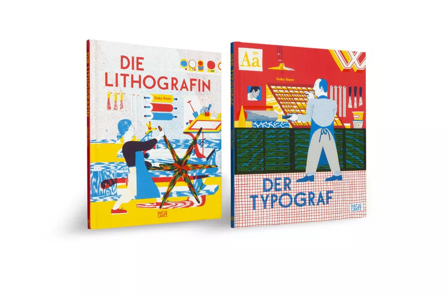 Die Lithografin & Der Typograf - SET
