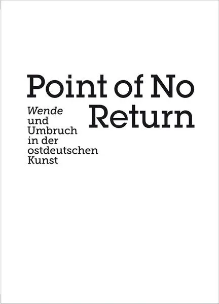 Cover: Point of no Return