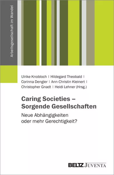 Cover: Caring Societies – Sorgende Gesellschaften