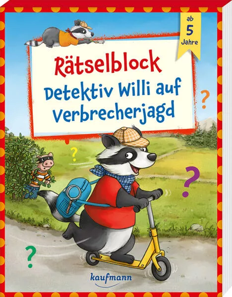 Cover: Rätselblock - Detektiv Willi auf Verbrecherjagd