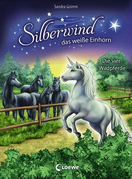 Cover: Silberwind, das weiße Einhorn (Band 3) - Die vier Wildpferde