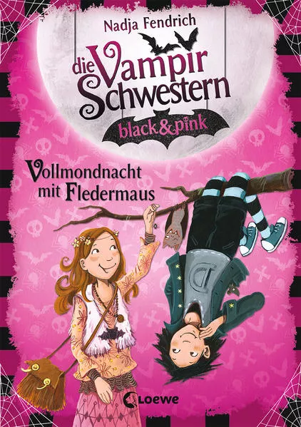 Cover: Die Vampirschwestern black & pink (Band 2) - Vollmondnacht mit Fledermaus