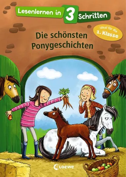 Cover: Lesenlernen in 3 Schritten - Die schönsten Ponygeschichten
