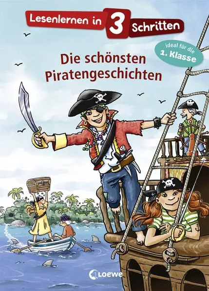 Cover: Lesenlernen in 3 Schritten - Die schönsten Piratengeschichten