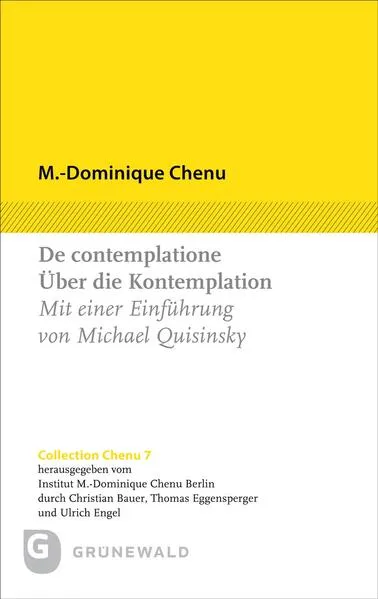 De contemplatione / Über die Kontemplation