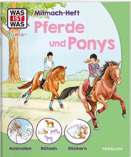 Cover: WAS IST WAS Junior Mitmach-Heft Pferde & Ponys