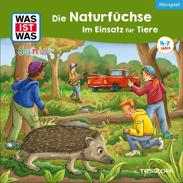 Cover: WAS IST WAS Junior Hörspiel. Die Naturfüchse. Im Einsatz für Tiere!