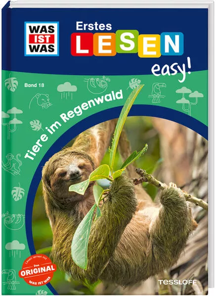 Cover: WAS IST WAS Erstes Lesen easy! Band 18. Tiere im Regenwald