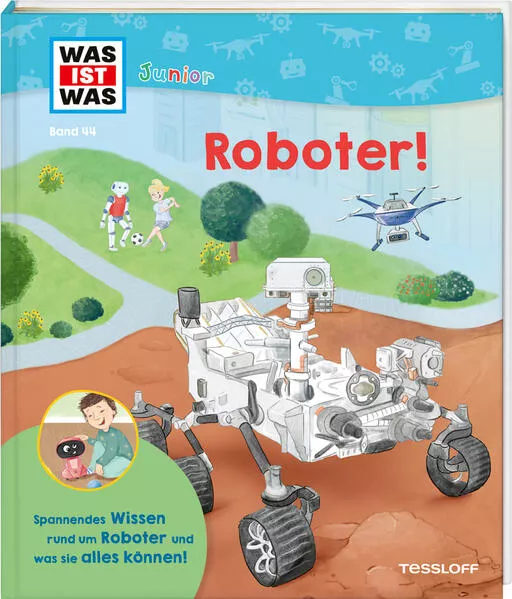 Cover: WAS IST WAS Junior Band 44 Roboter!