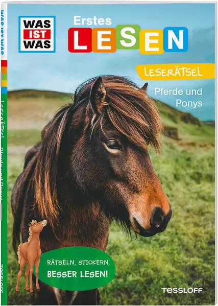 Cover: WAS IST WAS Erstes Lesen. Leserätsel Pferde und Ponys