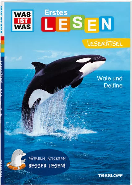 Cover: WAS IST WAS Erstes Lesen. Leserätsel Wale und Delfine