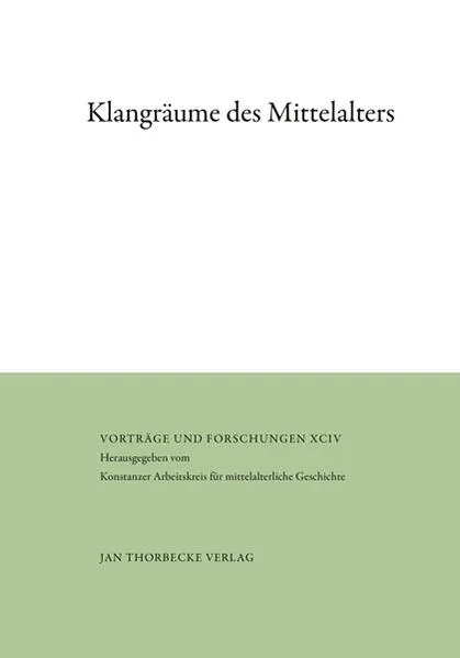 Cover: Klangräume des Mittelalters