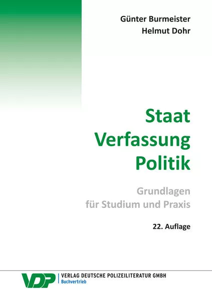 Cover: Staat - Verfassung -Politik