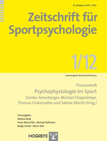 Themenheft: Psychophysiologie im Sport