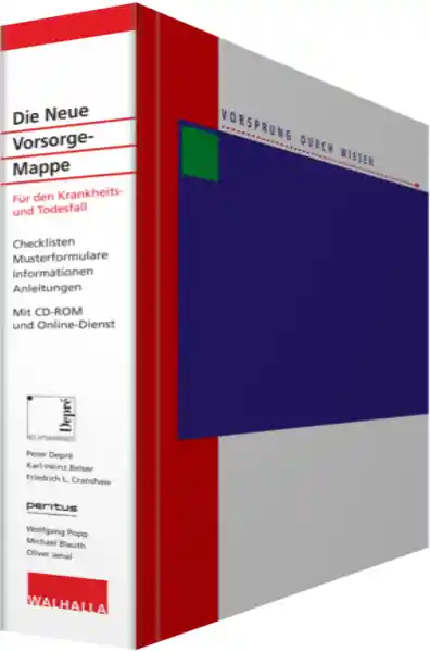 Cover: Die Neue Vorsorge-Mappe