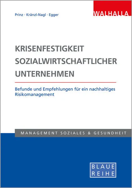 Cover: Krisenfestigkeit sozialwirtschaftlicher Unternehmen