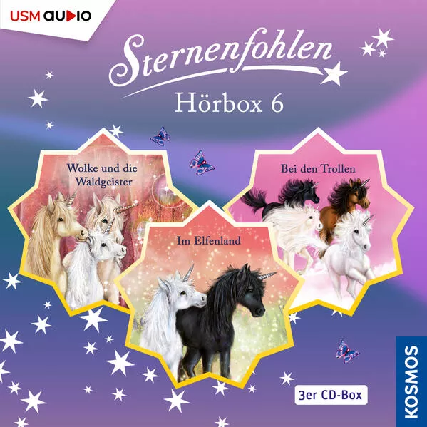 Cover: Die große Sternenfohlen Hörbox Folgen 16-18 (3 Audio CDs)