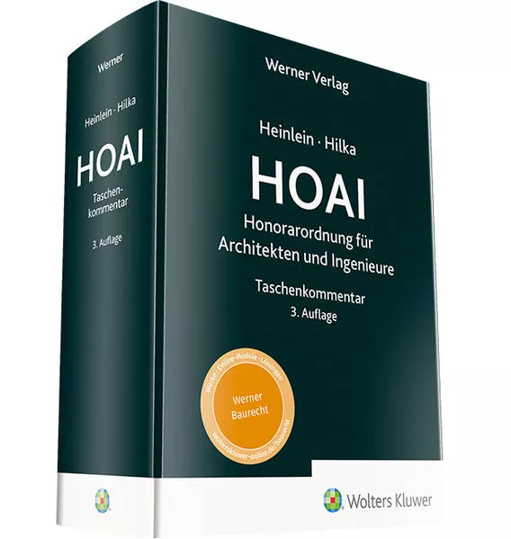 Cover: Taschenkommentar HOAI