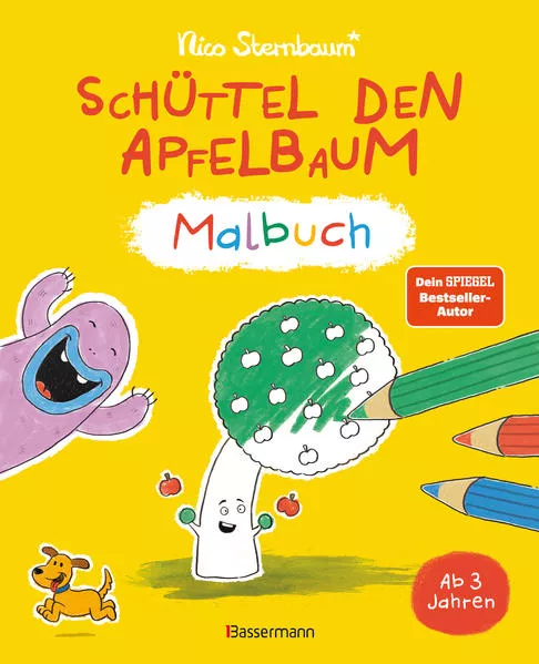 Cover: Schüttel den Apfelbaum - Malbuch