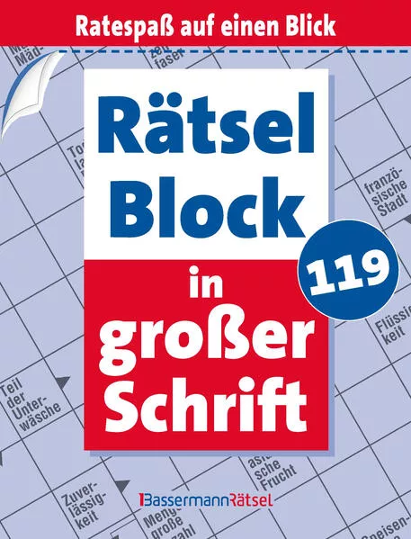 Rätselblock in großer Schrift 119</a>