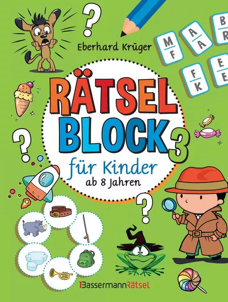 Cover: Rätselblock 3 für Kinder ab 8 Jahren