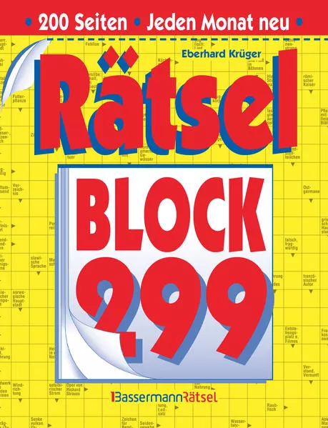 Cover: Rätselblock 299 (5 Exemplare à 2,99 €)