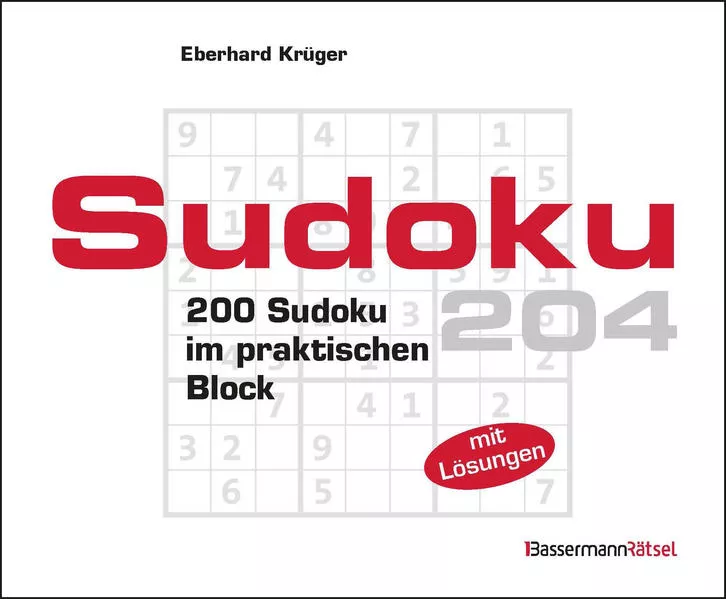 Cover: Sudokublock 204 (5 Exemplare à 2,99 €)