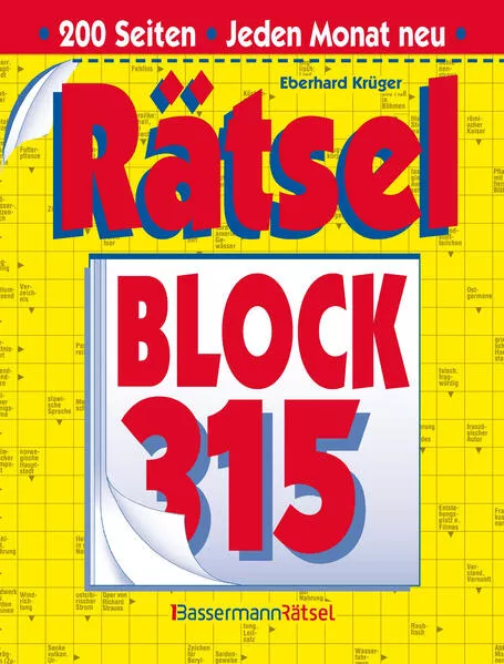 Cover: Rätselblock 315 (5 Exemplare à 2,99 €)