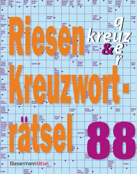 Cover: Riesen-Kreuzworträtsel 88 (5 Exemplare à 2,99 €)