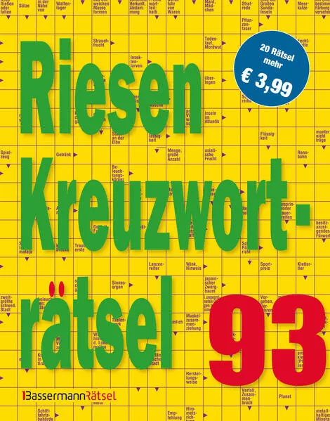 Cover: Riesen-Kreuzworträtsel 93 (5 Exemplare à 3,99 €)