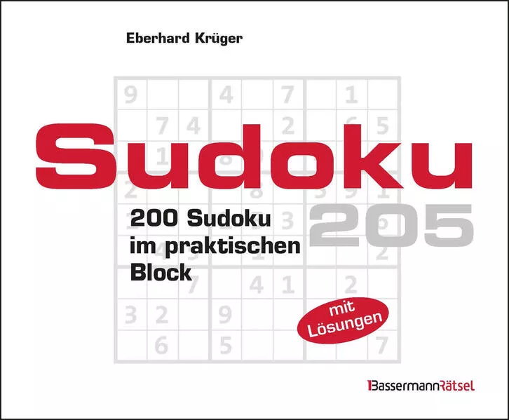 Cover: Sudokublock 205 (5 Exemplare à 2,99 €)