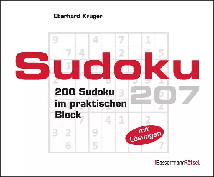 Cover: Sudokublock 207 (5 Exemplare à 2,99 €)