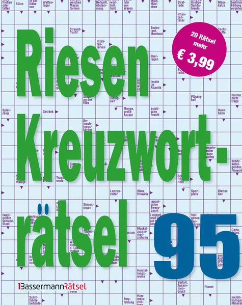 Cover: Riesen-Kreuzworträtsel 95 (5 Exemplare à 3,99 €)