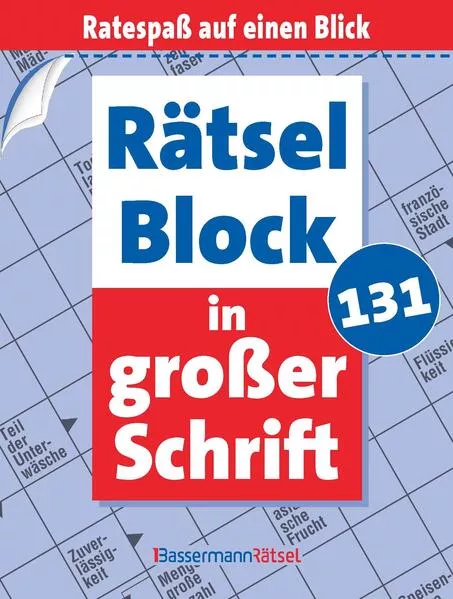 Rätselblock in großer Schrift 131 (5 Exemplare à 2,99 €)