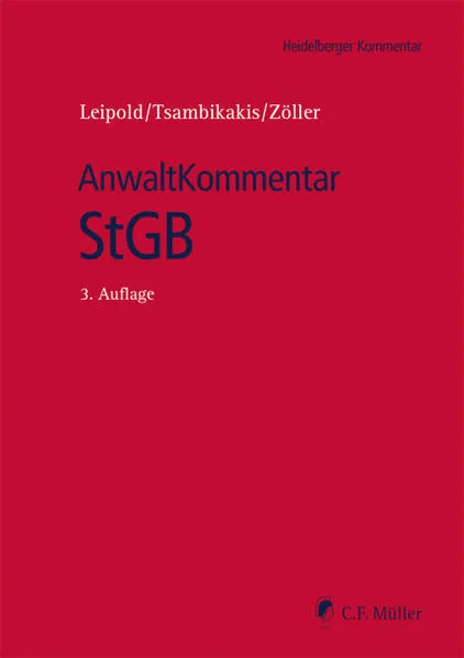 Cover: AnwaltKommentar StGB