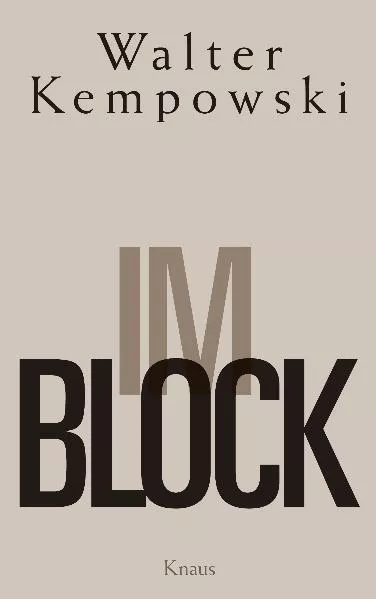 Cover: Im Block